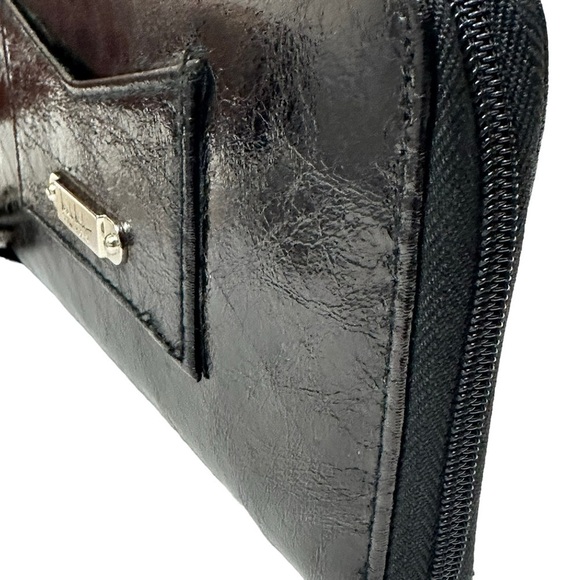 Nicole Miller New York Black Zip Around Wallet - Picture 5 of 7